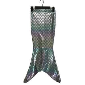 Justice Mermaid Tail Skirt Costume Girls Sz M Multicolor Dress Up Underwater Sea